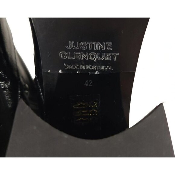 Justine Clenquet Eddie Tall Boots 42 US 12 Womens Black SSENSE Exclusive $430 - Picture 10 of 15